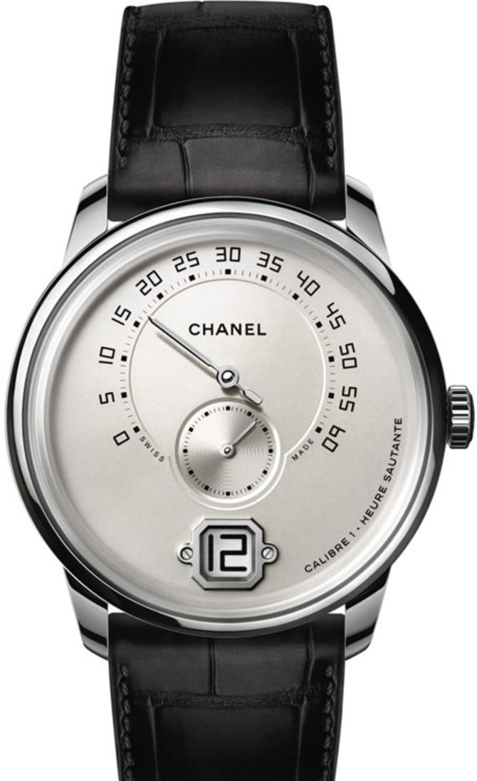 Chanel H6672 J12 Black Monsieur de Chanel