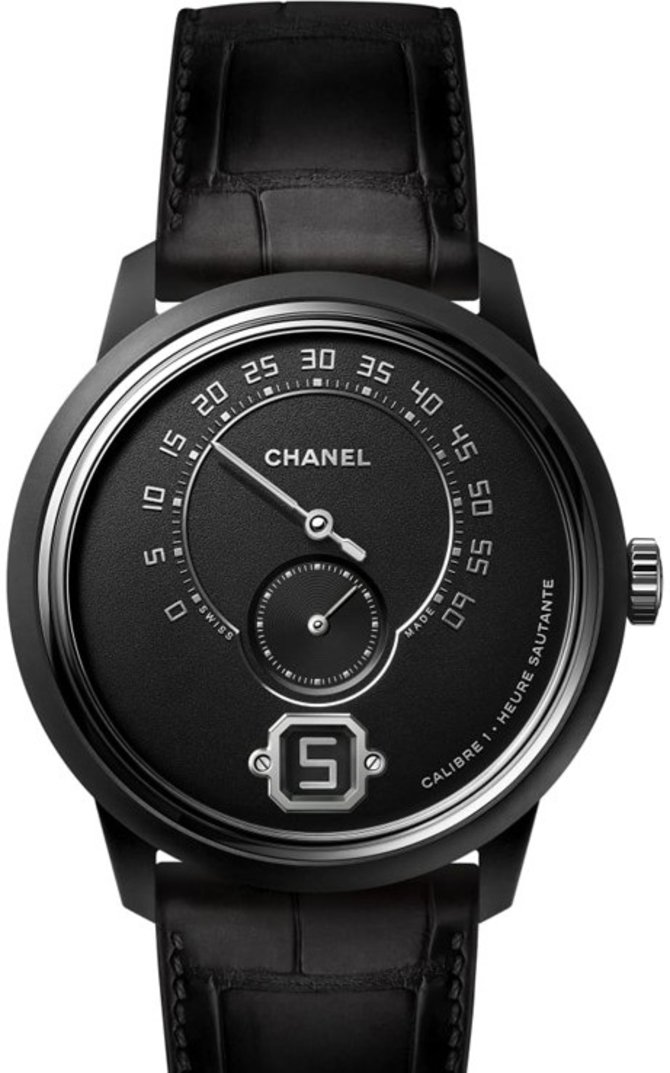 Chanel H7415 J12 Black Monsieur de Chanel