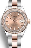 Rolex Datejust Ladies 279381rbr-0024 Steel and Everose Gold
