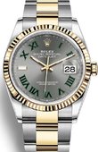 Rolex Datejust Ladies 126233-0036 36 mm Steel and Yellow Gold