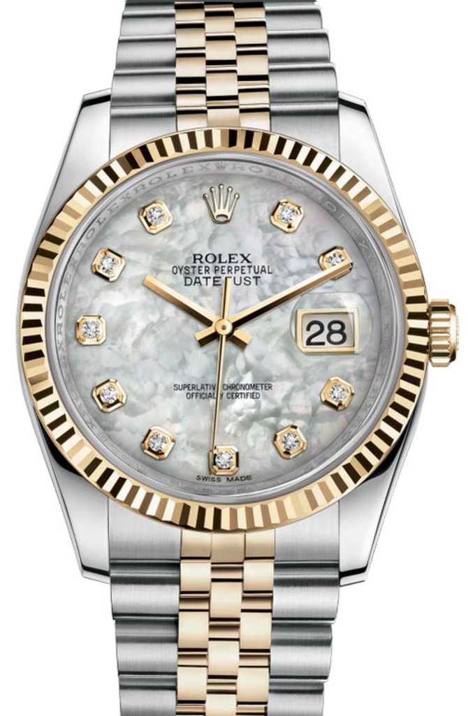 Rolex 116233 mdj Datejust Steel and Yellow Gold