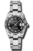 Rolex Datejust Ladies 178274 bksbro Steel and White Gold