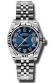 Rolex Datejust Ladies 178274 blcaj Steel and White Gold