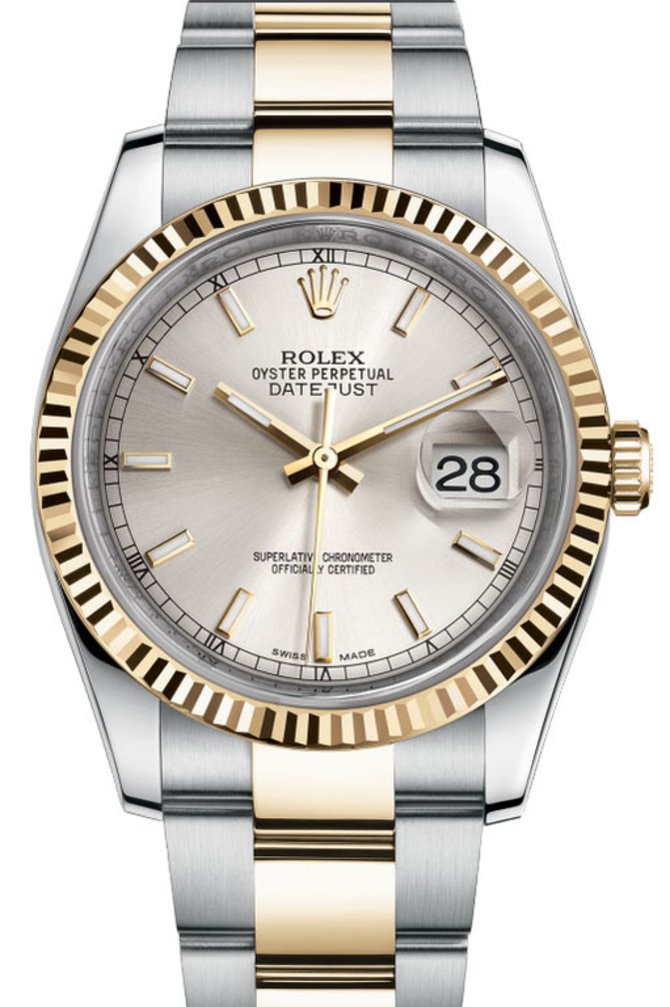 Rolex 116233 sso Datejust Steel and Yellow Gold