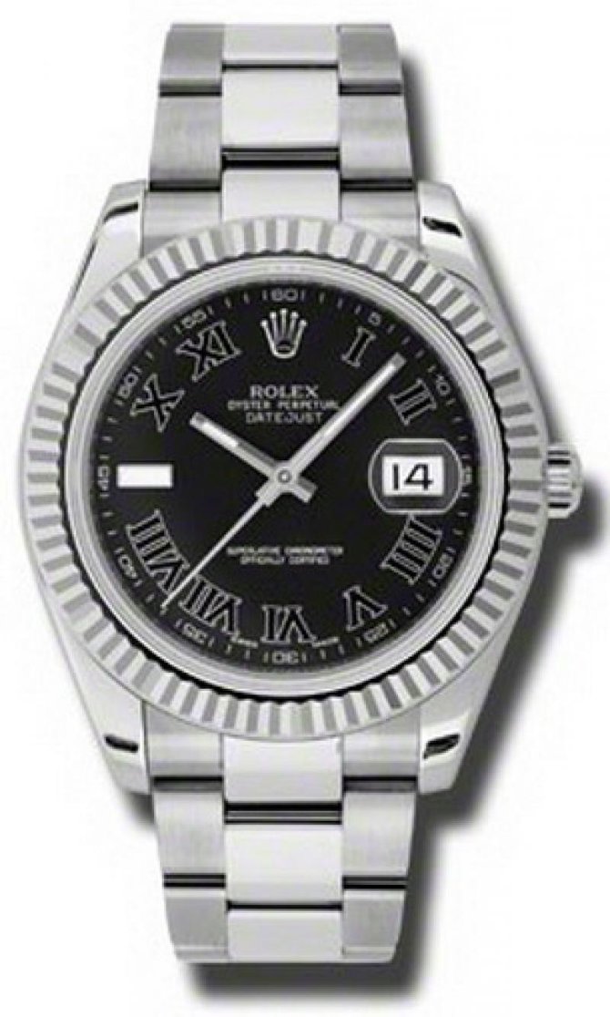 Rolex 116334 bkrio Datejust Steel and White Gold - фото 1