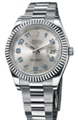 Rolex Datejust 116334 silver Steel and White Gold