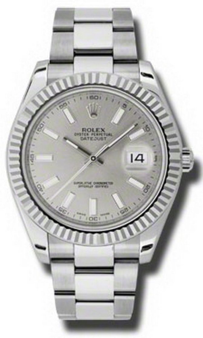 Rolex 116334 sio Datejust Steel and White Gold - фото 1