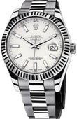 Rolex Datejust 116334 white Steel and White Gold