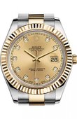 Rolex Datejust 116333 chdo Steel and Yellow Gold