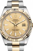 Rolex Datejust 116333 chio Steel and Yellow Gold