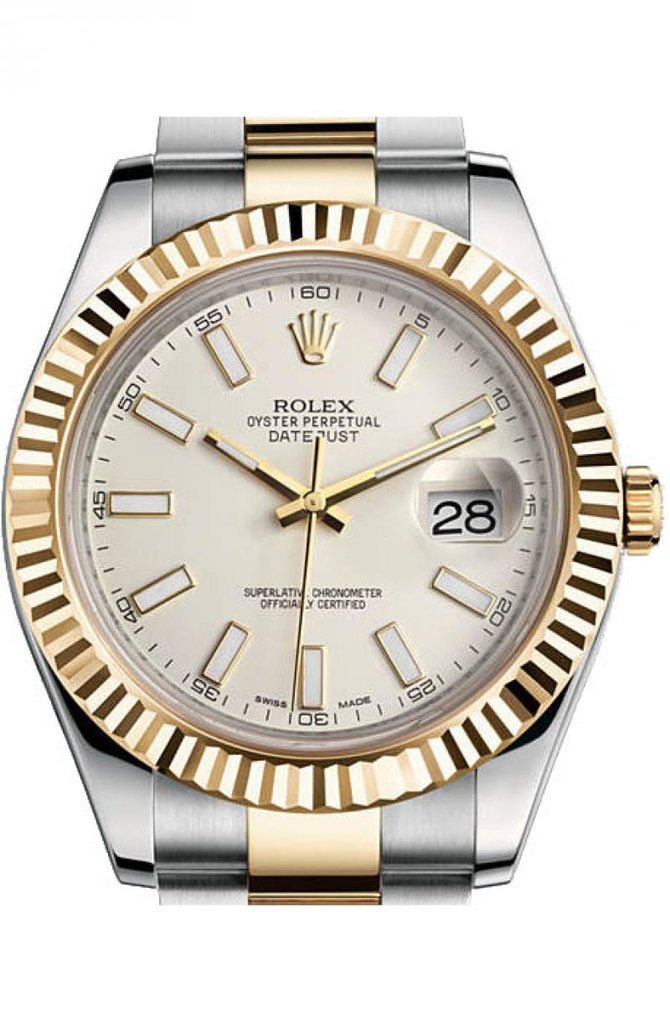 Rolex 116333 ivory Datejust Steel and Yellow Gold - фото 1