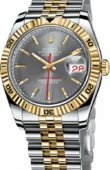 Rolex Datejust 116263 slate Turn-O-Graph Steel and Yellow Gold