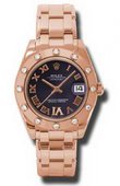 Rolex Datejust Ladies 81315 pdr Special Edition Everose Gold