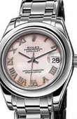 Rolex Datejust Ladies 81209 Pink MOP Special Edition White  Gold