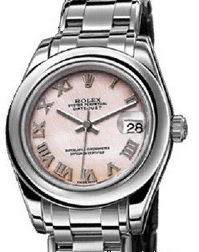 Rolex 81209 Pink MOP Datejust Ladies Special Edition White  Gold - фото 1