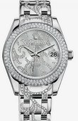 Rolex Datejust Ladies 81339 flamme Special Edition White Gold