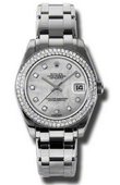 Rolex Datejust Ladies 81339 md Special Edition White Gold
