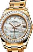 Rolex Часы Rolex Datejust Ladies 81308 bril white mop d Special Edition Yellow Gold