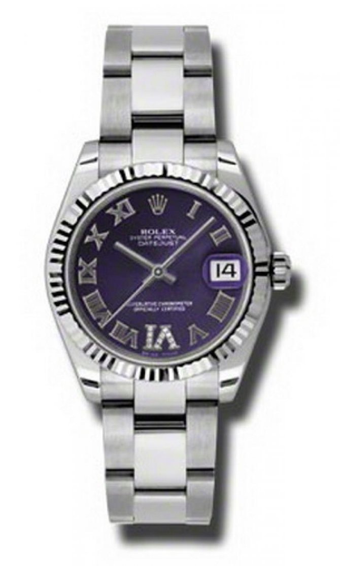 Rolex 178274 pdro Datejust Ladies Steel and White Gold - фото 1