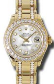 Rolex Datejust Ladies 80298 74948 md Pearlmaster Yellow Gold