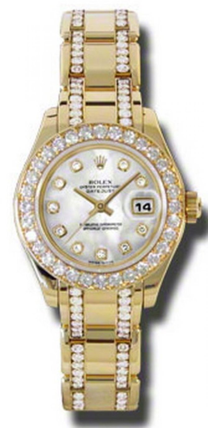 Rolex 80298 74948 md Datejust Ladies Pearlmaster Yellow Gold - фото 1