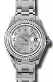 Rolex Datejust Ladies 80339 md Pearlmaster White Gold