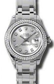 Rolex Datejust Ladies 80339 sd Pearlmaster White Gold
