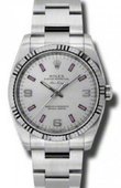Rolex Часы Rolex Oyster Perpetual 114234 Silver Air-King 34mm Steel and White Gold