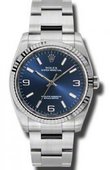 Rolex Часы Rolex Oyster Perpetual 116034 blaio 36 mm Steel and White Gold