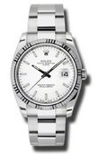 Rolex Oyster Perpetual 115234 wio Steel and White Gold