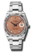 Rolex Oyster Perpetual 115234 pdo Date Steel and White Gold