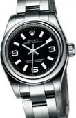 Rolex Oyster Perpetual 176200 Black Lady Oyster Perpetual Steel