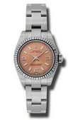 Rolex Oyster Perpetual 176234 paio Lady Steel and White Gold