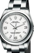 Rolex Часы Rolex Oyster Perpetual 177200 White Lady Steel