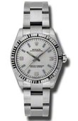 Rolex Часы Rolex Oyster Perpetual 177234 sblio Lady Steel and White Gold