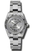 Rolex Часы Rolex Oyster Perpetual 177234 smao Lady Steel and White Gold