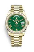 Rolex Day-Date m228348rbr-0040 Yellow gold and Diamonds