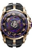 Roger Dubuis Excalibur RDDBEX1025 Knights Of The Round Table Monotourbillon Pink Gold 45 mm