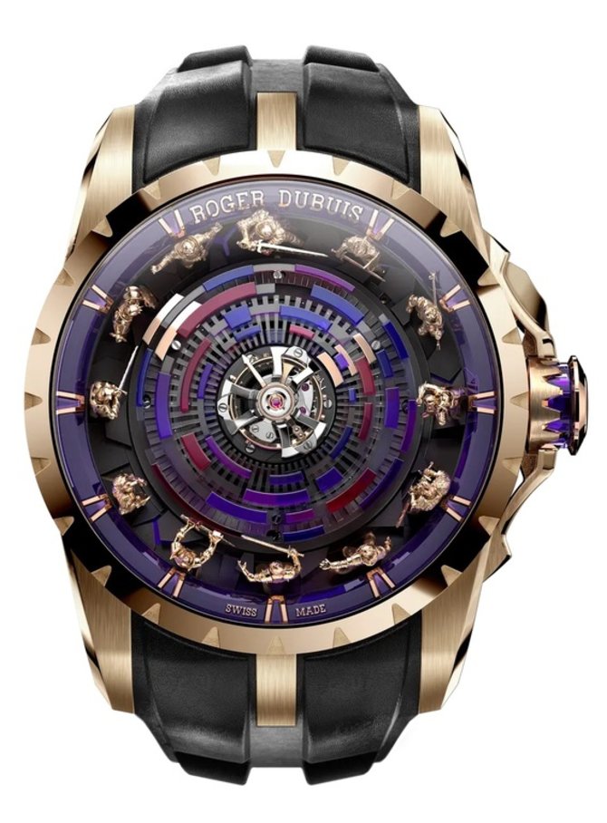 Roger Dubuis RDDBEX1025 Excalibur Knights Of The Round Table Monotourbillon Pink Gold 45 mm