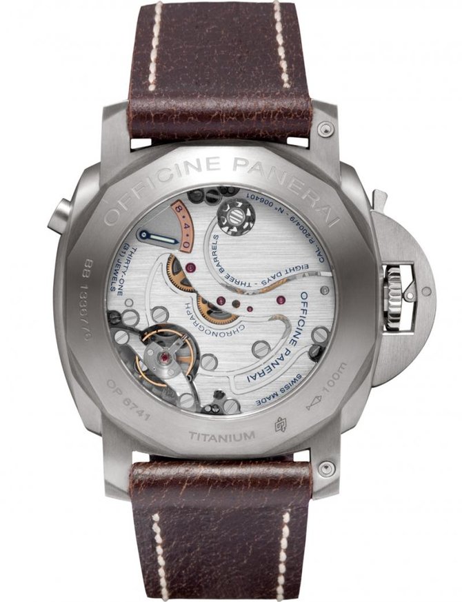 Officine Panerai PAM00345 Special Editions Luminor 1950 Chrono Left-handed Limited Edition 150 - фото 4