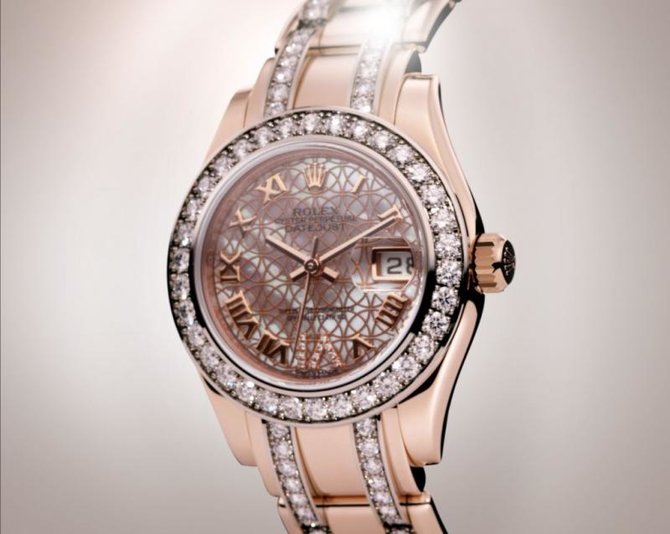 Rolex 80285 White Datejust Ladies Pearlmaster 29mm Everose Gold - фото 7