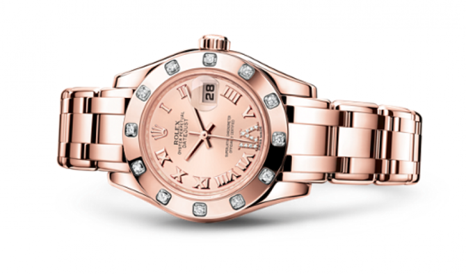Rolex 80315 Pink Datejust Ladies Pearlmaster & Special Edition 26mm Everose Gold - фото 2