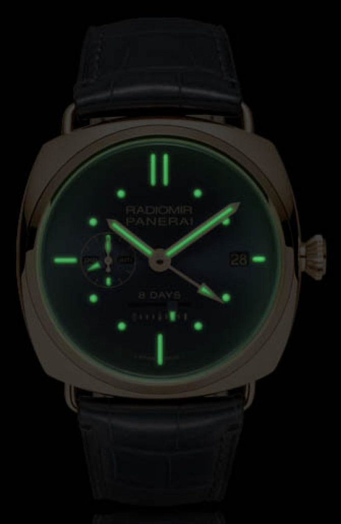 Officine Panerai PAM00538 Special Editions Radiomir 8 Days GMT Oro Rosso 2013 - фото 3
