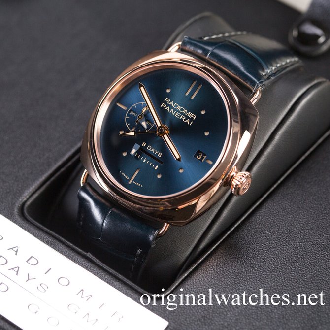 Officine Panerai PAM00538 Special Editions Radiomir 8 Days GMT Oro Rosso 2013 - фото 11