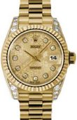 Rolex Часы Rolex Datejust Ladies 179238 chjdp  26mm Yellow Gold