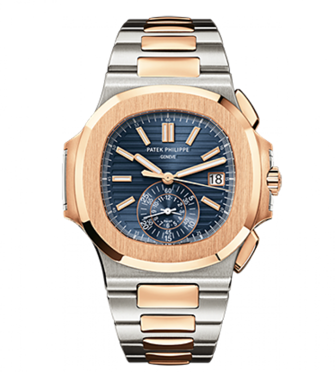Patek Philippe 5980/1AR-001 Nautilus Stainless Steel and Rose Gold - фото 1