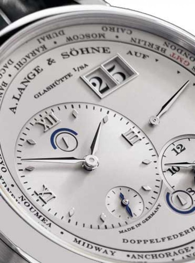 A.Lange and Sohne 116.025 Lange 1 Time Zone Platinum - фото 2
