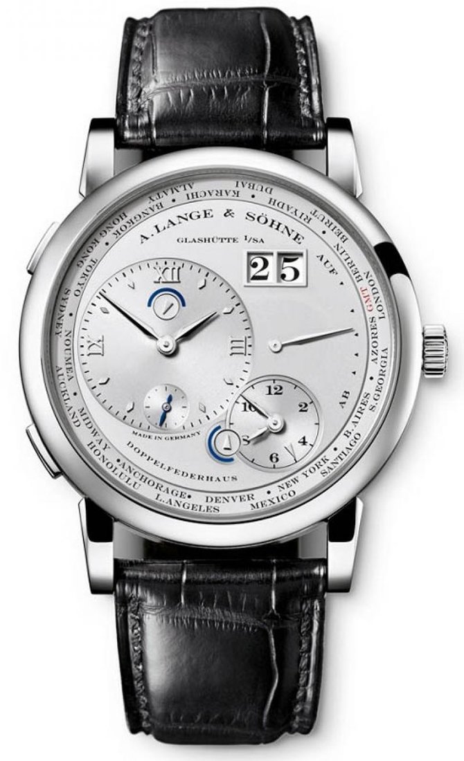 A.Lange and Sohne 116.025 Lange 1 Time Zone Platinum - фото 1