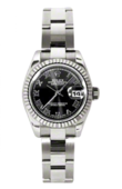Rolex Часы Rolex Datejust Ladies 179179 bkro 26mm White Gold
