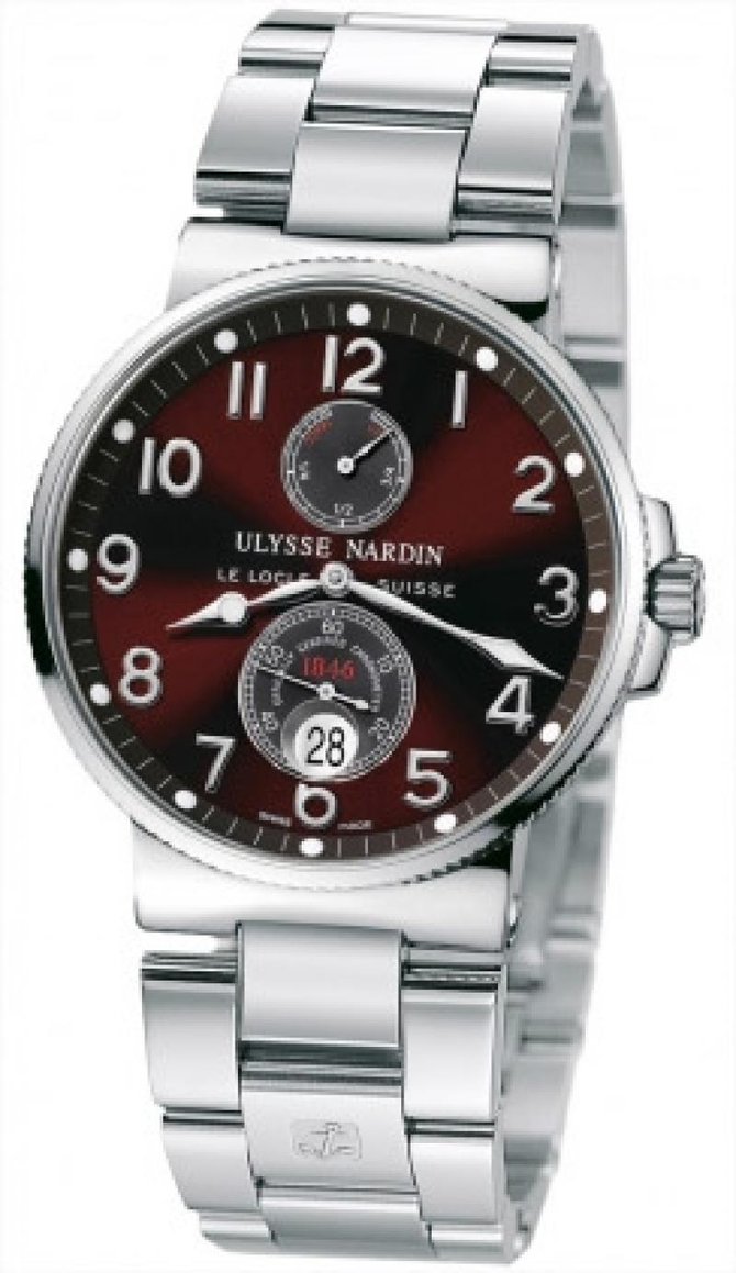 Ulysse Nardin 263-66-7/625 Maxi Marine Chronometer 41mm Steel Bracelet